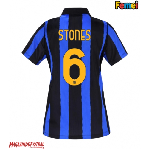 Inter Milan John Stones #6 Tricou Fotbal Replică 2026-27 Femei Acasa Inter Milan John Stones #6 Tricou Fotbal Replică 2026-27 Femei Acasa